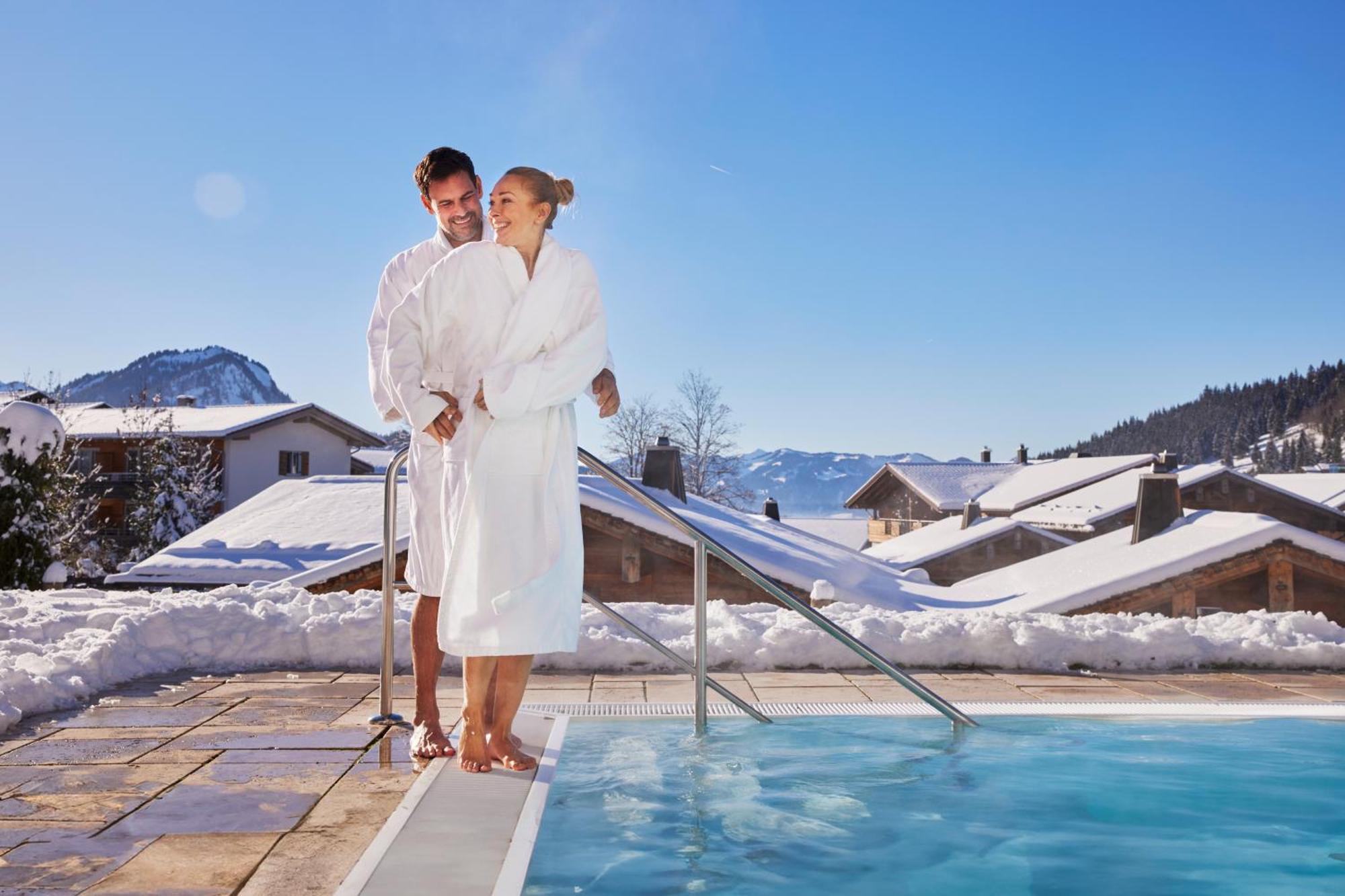 Alpin Lodges - Moderne Appartements Mit Zugang Zu 3000 Qm Spa Panoramahotel Oberjoch Bad Hindelang Esterno foto